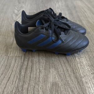 Adidas Kids Black and Blue Sneakers